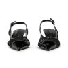 Slingback Pumps for Women Mesh Kitten Heels Pointed Toe Heeled Sandals Buckle Ankle Strap Low Heeled Pumps