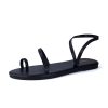 CHAI Women’s Strappy Sandals – Flat Sandals for Women, Comfortable Beach Sandals, Summer Slip-On Shoes, Casual Dressy Sandals