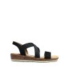 Women's Summer Dressy Low Wedge Heels Comfortable Slip on Casual Flat Sandals for Walking Vacation