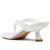 Womens Kitten Heel Sandals Round Open Toe Flip Flop Heels One Strap Slides Short Heeled Sandals for Women