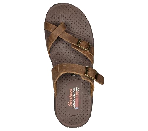 Women's Reggae-Carribean-Double Buckle Toe Thong Slide Sandal