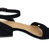 Open Toe Ankle Strap Low Block Heel Dressy Sandal