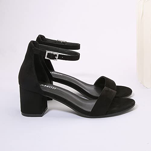 410QyBboWZL.jpg Women's 2.5 Inch Low Heel Ankle Strap Dressy Sandals 301