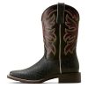 411XB7773XL.jpg Womens Buckley Square Toe Casual Boots Mid Calf Low Heel 1-2" - Black