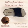 Ritual Women’s Slide Sandal – Suede Slip-On with Cork Footbed, Contoured Insole & Flexible Lightweight Outsole