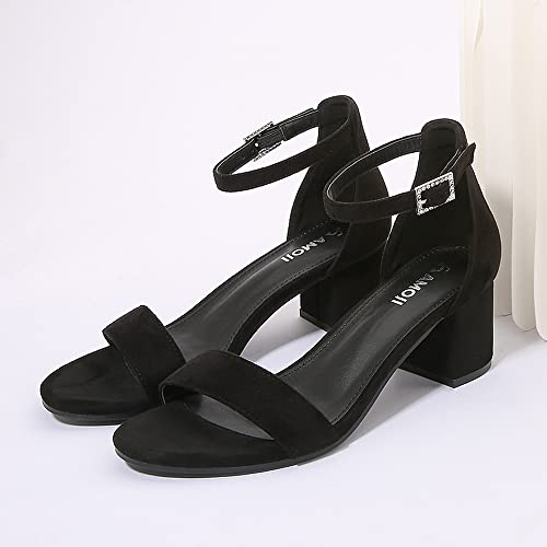 41NfjxKDfBL.jpg Women's 2.5 Inch Low Heel Ankle Strap Dressy Sandals 301