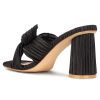 41RNoXQvzL.jpg Women's Bow Kitten Heels Block Low Heeled Sandals Square Open Toe Wedding Shoes