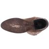 41aBmgICHiL.jpg Mens Renegade Embroidered Round Toe Casual Boots Mid Calf - Brown