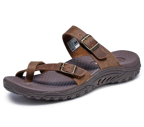 Women's Reggae-Carribean-Double Buckle Toe Thong Slide Sandal