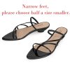 Flip Flops Thong Heels Women Heeled Sandals Low Chunky Heels Slip on Slide Sandals Kitten Heels for Women Party Dress Shoes