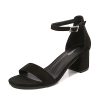 41r3K0oz0cL.jpg Women's 2.5 Inch Low Heel Ankle Strap Dressy Sandals 301