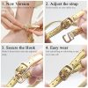 Women's Heeled Sandals Strappy Low Block Heels Chunky for Women Comfortable Ankle Strap Open Toe Party Wedding Dress Shoes for