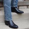 Mens Classic Round Toe Cowboy Boots H7001